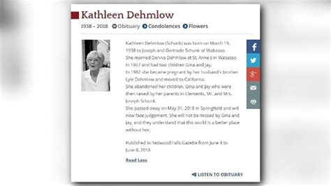 Minnesota woman's obituary takes a turn: 'World is a better place ...