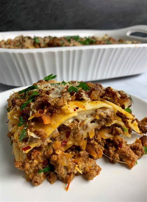 Easy No Noodle Lasagna Low Carbohydrate Recipe to Make at Home - Easy ...