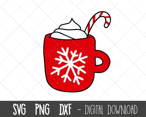 Hot Chocolate Christmas Clip Art