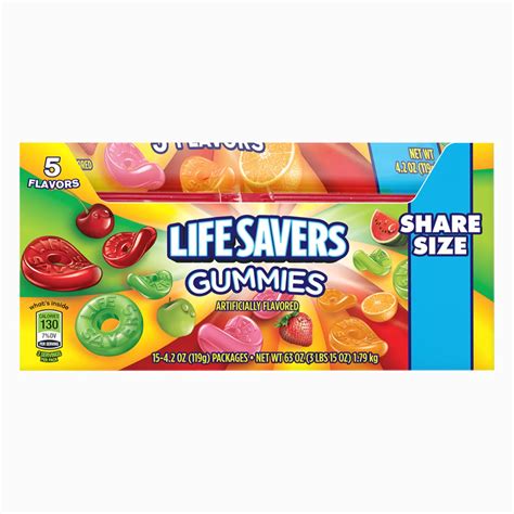 Life Savers Gummies Original 5 Flavors - 15 Ct | BJ's Wholesale Club