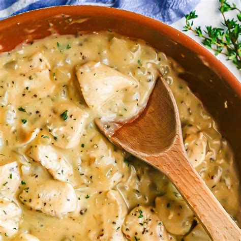 Creamy Chicken Gravy Recipe Chicken In Creamy Mustard Sauce