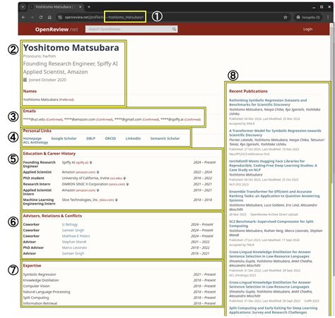 2025 OpenReview Profile Instructions