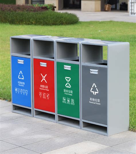 镀锌板垃圾桶zx-110-3-郑州星沃金属制品有限公司