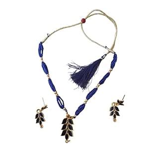 Buy Daneen Jewellery Brass, Copper Gold-Plated Assamese Traditional ...