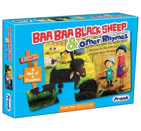 Shop Frank Baa Baa Black Sheep And Other Rhymes Puzzle for Kids age 3Y ...
