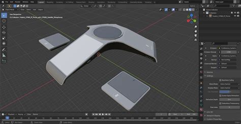 3D model Yealink CP960 IP Phone with CPW90 Satellite Microphones | 3D ...