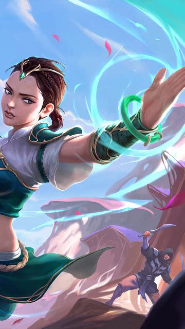 Download wallpaper girl, characters, animal, Ionia, Legends of ...