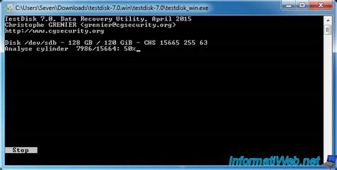 TestDisk Tutorial Partition 的图像结果