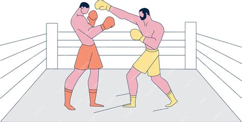 Boxing Match Drawing 的图像结果
