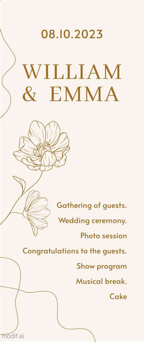 Image result for Wedding Party Program