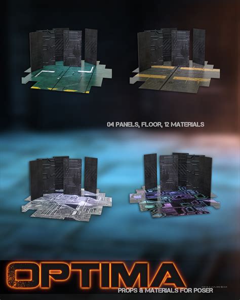 Optima Floors and Panels Poser | Daz 3D