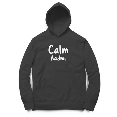 Calm Aadmi Hoodie – Comfort That Speaks Your Vibe – Snapper Choice
