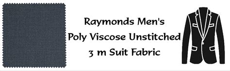 Raymond men poly-viscose trouser fabric 1.3 meters, blue : Amazon.in ...