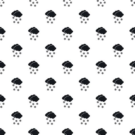Cloud and snow pattern, simple style 15236747 Vector Art at Vecteezy