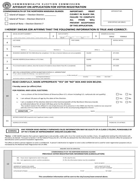 Fillable Online Affidavit of Registration Form Layout Fax Email Print ...