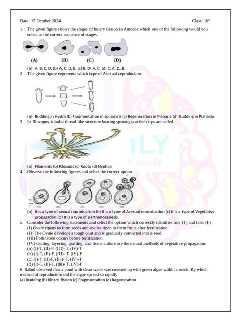 Image result for Reproduction Class 10 PDF