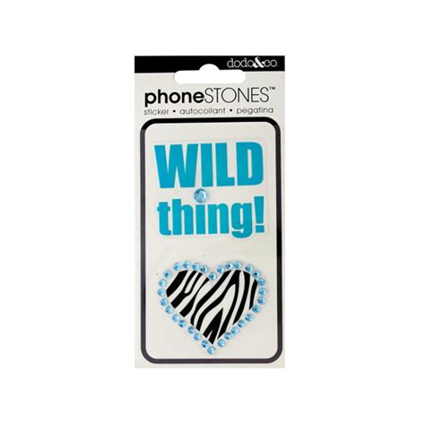 Wild Thing! Phone Stones Stickers - 24 Pack : Amazon.in: Office Products