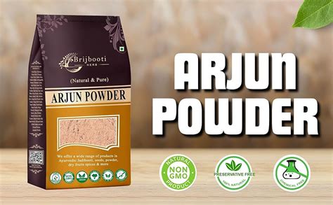 Brijbooti Arjun Ki Chaal Powder 500 Gr - Arjun Chal Tea - Organic ...