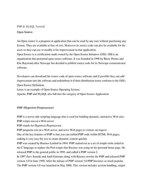 Image result for PHP MySQL Tutorial