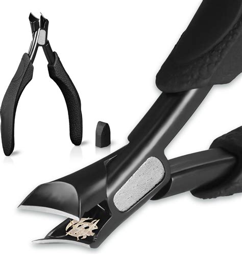 Amazon.com: ILLFER Toenail Clippers with Catcher for Ingrown Thick ...