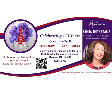 Delta Sigma Theta Sorority, Inc. 2026 Delaware Statewide Founders Day ...