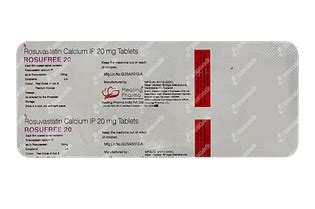 Rosufree 20 Tablet 10 - Uses, Side Effects, Dosage, Price | Truemeds