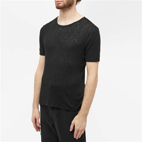 Our Legacy Tanker Rib T-Shirt Black Sparse Rib | END. (SE)