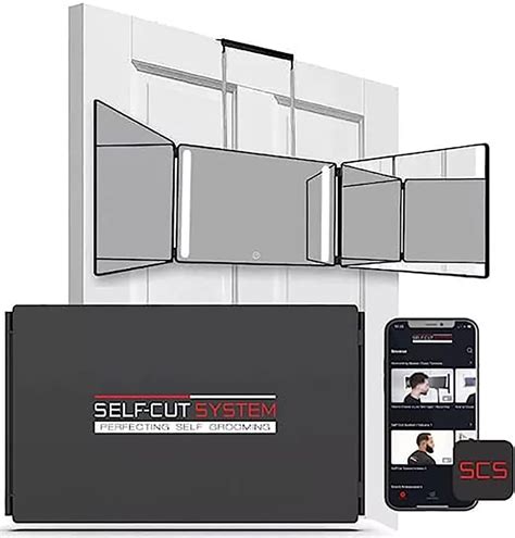 Amazon.com : Self-Cut System - 3 Way Mirror with Lights - Three Way ...