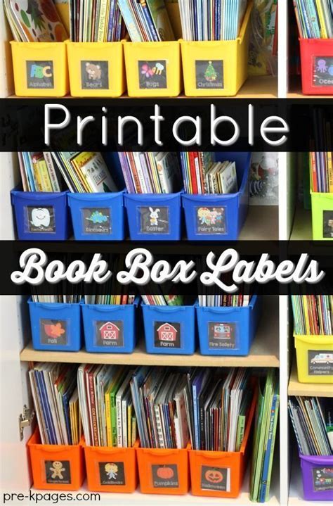 Library Shelf Labels Printable - Long Wall Shelf