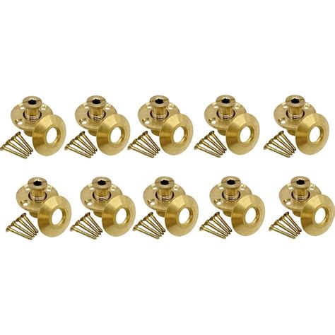 Poolzilla 10 PCS Pool Safety Cover Brass Anchor with Collar for Wood ...
