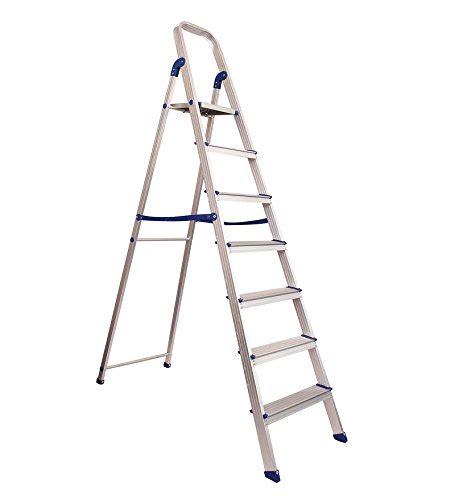Crust Aluminium 7 Steps 6.6 FT Ladder : Amazon.in: Home Improvement