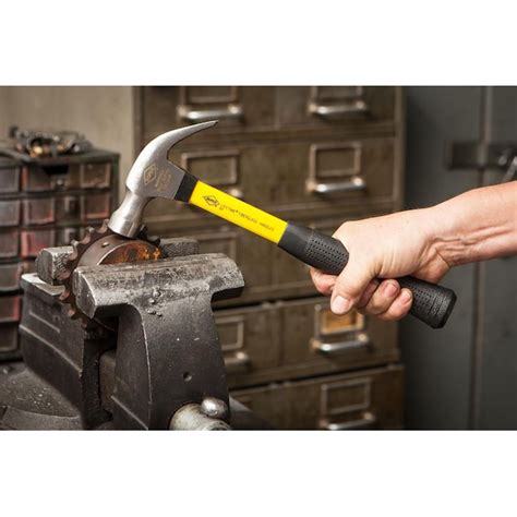Nupla 16-oz Rounded Face Steel Head Fiberglass Claw Hammer at Lowes.com