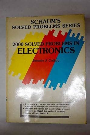 2000 Solved Problems In Electronics : CATHEY: Amazon.in: Books