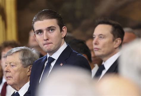 Barron Trump, 18, 'Towers Over Everyone' in Attendance at Donald Trump ...