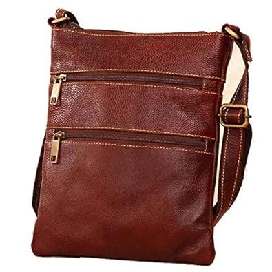 Buy Brown Genuine Leather Sling Bag at Amazon.in