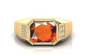 RRVGEM 10.25 Ratti / 10.00 Carat Certified gomed/garnet ring gold ...