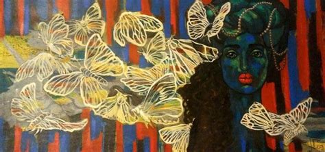 "Fluttering": Yellow Acrylic Painting by Suruchi Jamkar – ArtZolo.com