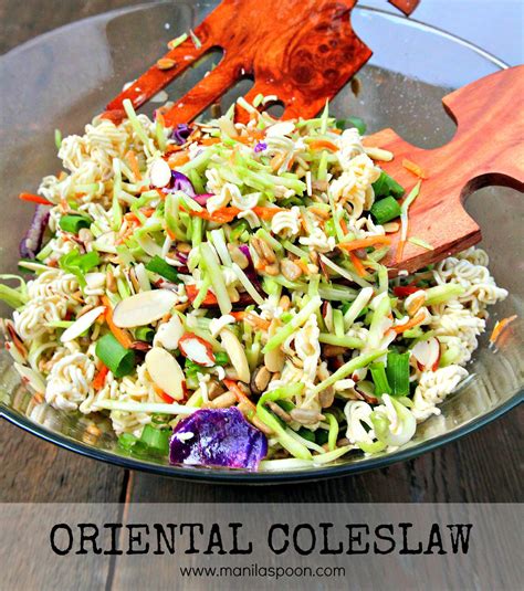 Oriental (Asian) Ramen Coleslaw - Manila Spoon