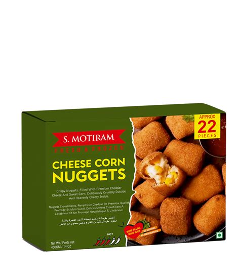 Cheese corn nuggets