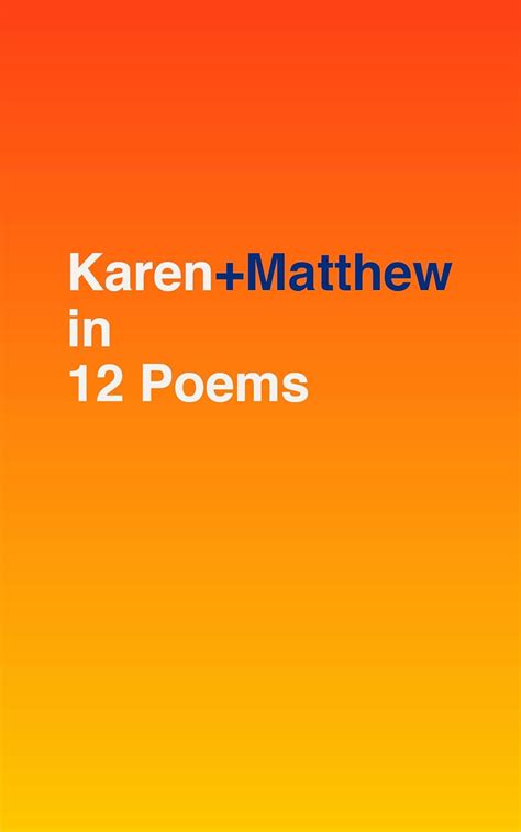 Karen+Matthew in 12 Poems eBook : Jota, Jota: Amazon.in: Kindle Store