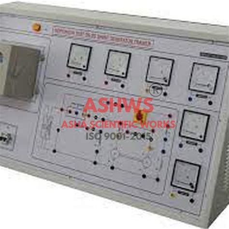 [HOPKINSON TEST ON DC MACHINE. THE APPARATUS CONSIST OF PANEL BOARD , 3 ...