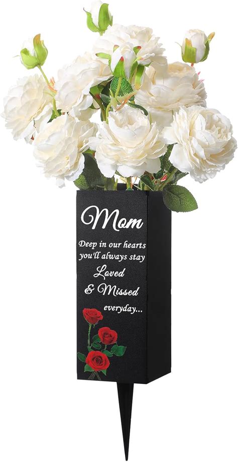 Geosar Mom Cemetery Vases for Grave Metal Cemetery India | Ubuy
