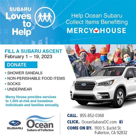 Subaru Loves To Help | Ocean Subaru of Fullerton