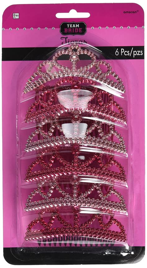 Amscan a Night to Remember Bachelorette Party Mini Tiaras Accessory ...