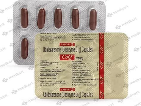 COQ 30MG CAPSULE 10'S Price, Uses, Side Effects & Substitutes | Medkart