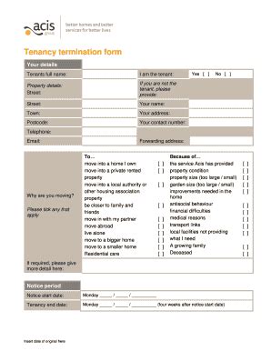 Fillable Online Change of Tenant Form - hoamz Fax Email Print - pdfFiller