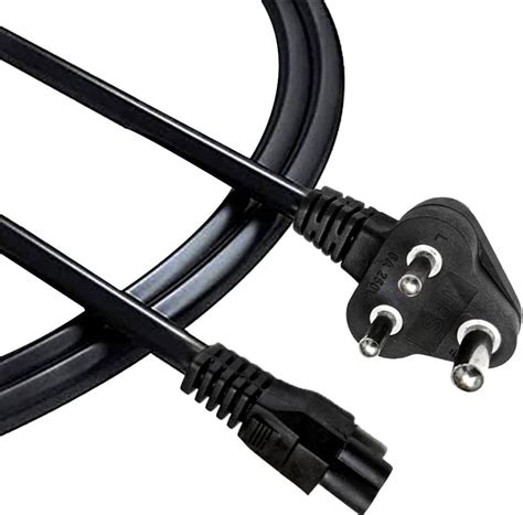 TPS Replacement 3-Pin Laptop, Monitor, BIS Certified Power Cable (1M/3. ...