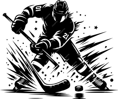 Hockey Black and White 的图像结果