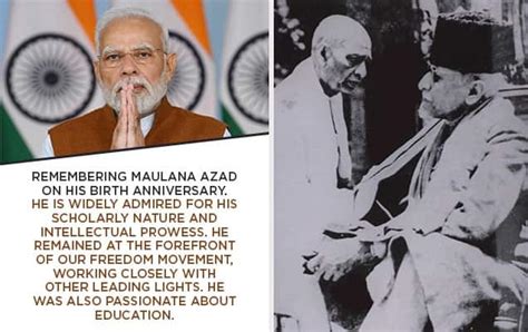 PM pays tribute to Maulana Azad on his birth anniversary